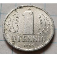 Германия - ГДР 1 пфенниг, 1984     ( 2-2-10 )