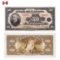 [КОПИЯ] Канада 500 долларов 1935г. (образец) (English)