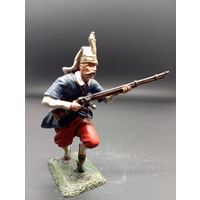Солдатик оловянный(военно-историческая миниатюра) турецкий янычар с ружьем