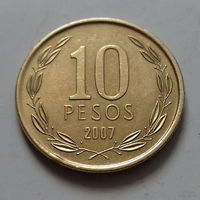 10 песо, Чили 2007 г.
