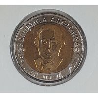 Аргентина 1 песо 2001  200 лет со дня рождения Хусто Хосе де Уркиза