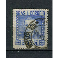 Бразилия - 1947 - Президент Эурико Гаспар Дутра 1,20Cr - [Mi.720AX] - 1 марка. Гашеная.  (Лот 16EQ)-T7P7