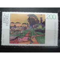 Германия 1994 живопись Эриха Хескеля **Михель-2,4 евро
