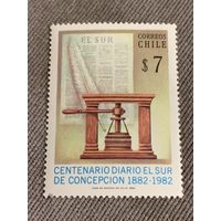 Чили 1982. Centenario diario el sur de conception 1882-1982