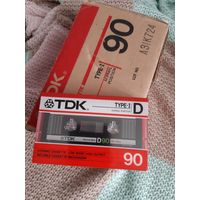 Кассета TDK D90. 1986 года. С блока