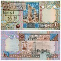 Ливия. 1/4 динара (образца 2002 года, P62, UNC)