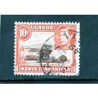 Восточно африканское сообщество. Ми-95.Кения, Уганда, Танганьика. Озеро Наиваша. Король Георг VI. 1938.