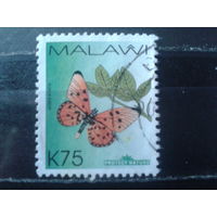 Малави 2007 Стандарт, бабочка (высокий номинал) Михель-4,5 евро гаш