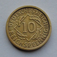 Германия - Веймарская республика 10 рейхсфеннигов. 1930. A