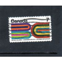 Канада. Ми-485. 100 лет со дня вступления Британская Колумбии в Канадскую Конфедерацию. 1981..