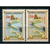 Португальские колонии - Гвинея - 1955г. - башня и гербы - 2 марки - полная серия, MNH [Mi 292-293]. Без МЦ!