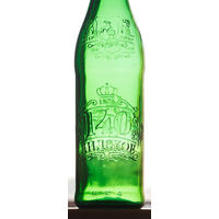 Юбилейная пивная бутылка Лидский пивзавод 140 лет пиво "Лидское 140"