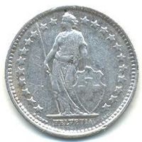 Швейцария. 1/2 франка 1928 г.