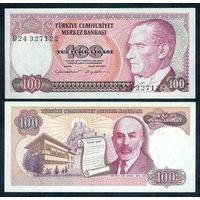 Турция, 100 лир 1970 год. UNC-