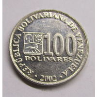 Венесуэла 100 боливаров 2002 г