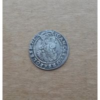 Речь Посполитая, 6 грошей 1666 г., серебро, Ян II Казимир Ваза (1648-1668)