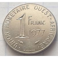 Западная Африка (BCEAO) 1 франк, 1977    ( 5-10-7 )