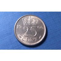25 центов 1966. Нидерланды.