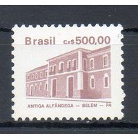 Стандартный выпуск Архитектура Бразилия 1988 год серия из 1 марки