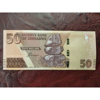 50 долларов Зимбабве 2020(21) г.