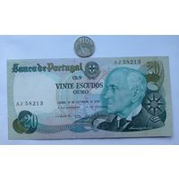 Werty71 Португалия 20 эскудо 1978 банкнота