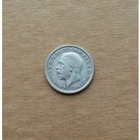 Великобритания, 6 пенсов 1929 г., серебро 0.500, Георг V (1910-1936)