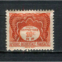 Французская Западная Африка - 1947 - Доплатная марки 10С - [Mi.1p] - 1 марка. MH.  (Лот 86EG)-T2P13