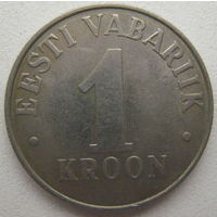Эстония 1 крона 1993 г.