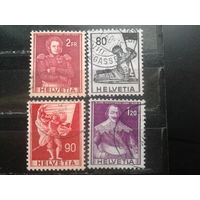 Швейцария, 1958, Исторические изображения, 2 вып, полная, Михель 6 евро гаш.