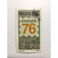 Польша 1976.  Международная филателистическая выставка Interphil '76 в Филадельфии, США.  Полная серия