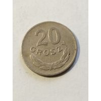 Польша 20 грошей 1949 никель
