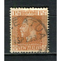 Новая Зеландия - 1916/1930 - Король Георг V 1 1/2Р - [Mi.152A] - 1 марка. Гашеная.  (LOT FA4)-T10P48
