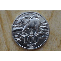 Катанга 100 франков 2017