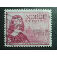 Норвегия 1947 300 лет почты, основатель