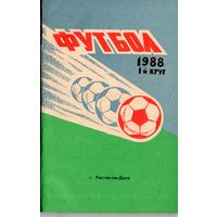 Футбол 1988. 1-й круг. Ростов/Дон.