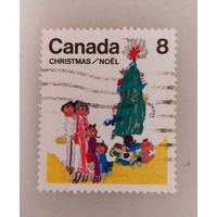 Канада 1975. Новый год. Рождество. Детский рисунок