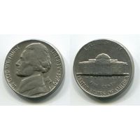 США. 5 центов (1969, буква D)