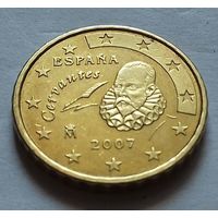 10 евроцентов, Испания 2007 г.
