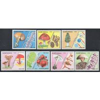 Грибы Гвинея-Бисау 1988 год серия из 7 марок
