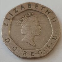Великобритания 20 пенсов 1990