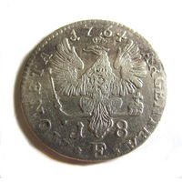 Орт 18 грошей 1764 Е Кёнигсберг Пруссия