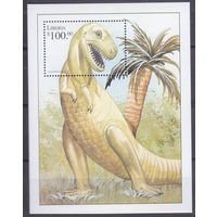 1999 Либерия 2621/B236 Динозавры 6,50 евро