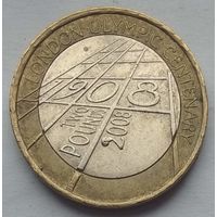 Великобритания 2 фунта 2008 г. 100 лет со дня проведения летних Олимпийских игр в Лондоне