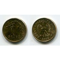 Польша. 1 грош (2008, aUNC)