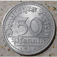 Германия 50 пфеннигов, 1921 А