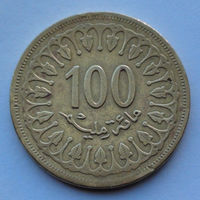 Тунис 100 миллимов. 1996