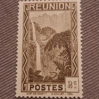 Реюньон 1933. Французская колония. Водопад