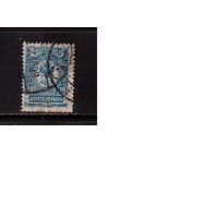 Россия-1908 (Заг.100(1)в) 1-й вып.( голубая),  гаш. ,  19-й выпуск