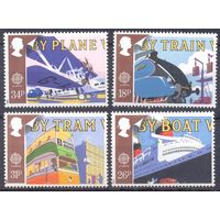 Великобритания 1988 Europa-Cept трамвай железная дорога авиация техника транспорт
