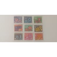Чехословакия 1971. Доплатные марки